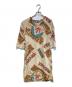 Hysteric Glamour（ヒステリックグラマー）の古着「パナマ総柄リネンワンピース」｜ベージュ