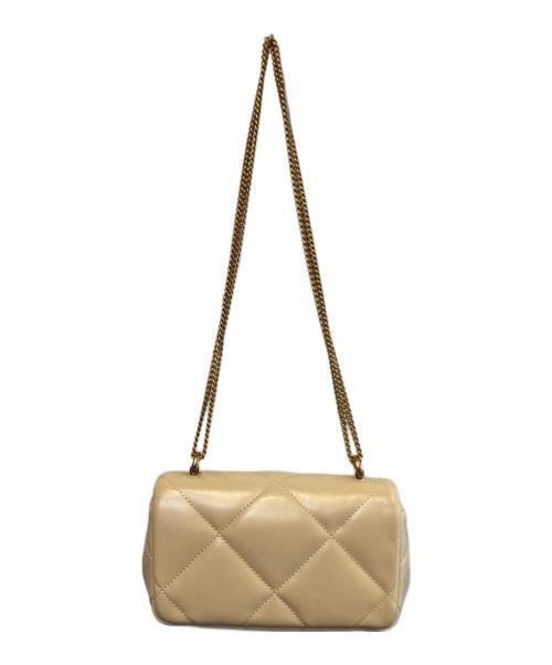TORY BURCH（トリーバーチ）TORY BURCH (トリーバーチ) キラ ダイヤモンドキルト ミニフラップバッグ ベージュの古着・服飾アイテム