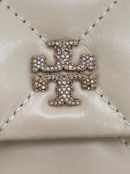 TORY BURCH（トリーバーチ）TORY BURCH (トリーバーチ) キラ ダイヤモンドキルト ミニフラップバッグ ベージュの古着・服飾アイテム