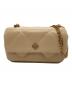 TORY BURCH（トリーバーチ）の古着「キラ ダイヤモンドキルト ミニフラップバッグ」｜ベージュ