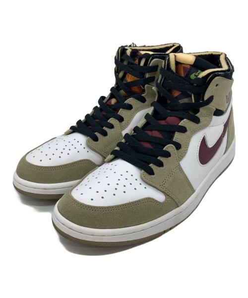 NIKE（ナイキ）NIKE (ナイキ) AIR JORDAN 1 ZOOM AIR CMFT ホワイト×カーキ サイズ:US10の古着・服飾アイテム