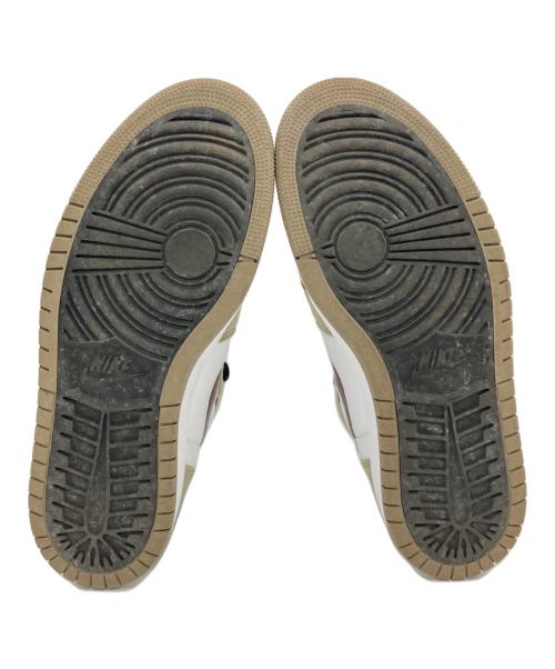 NIKE（ナイキ）NIKE (ナイキ) AIR JORDAN 1 ZOOM AIR CMFT ホワイト×カーキ サイズ:US10の古着・服飾アイテム