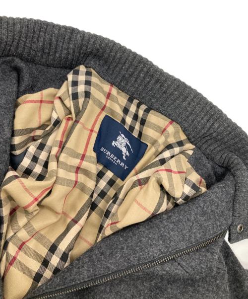 BURBERRY LONDON（バーバリーロンドン）BURBERRY LONDON (バーバリーロンドン) ウールジップアップジャケット グレー サイズ:5の古着・服飾アイテム