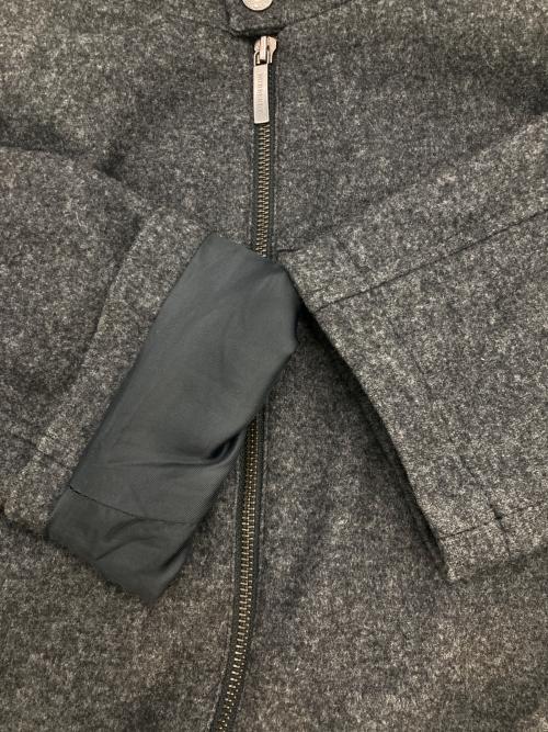 BURBERRY LONDON（バーバリーロンドン）BURBERRY LONDON (バーバリーロンドン) ウールジップアップジャケット グレー サイズ:5の古着・服飾アイテム