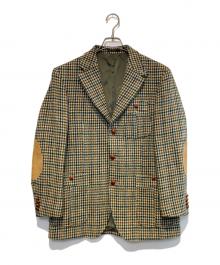 BURBERRY LONDON（バーバリーロンドン）の古着「3Bテーラードジャケット」｜グリーン×ベージュ