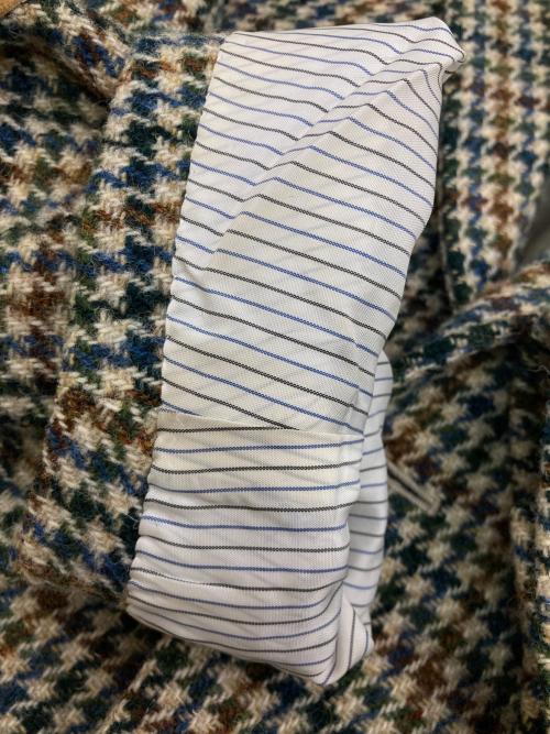 BURBERRY LONDON（バーバリーロンドン）BURBERRY LONDON (バーバリーロンドン) 3Bテーラードジャケット グリーン×ベージュ サイズ:AB5の古着・服飾アイテム
