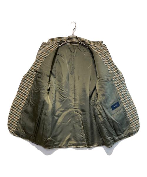 BURBERRY LONDON（バーバリーロンドン）BURBERRY LONDON (バーバリーロンドン) 3Bテーラードジャケット グリーン×ベージュ サイズ:AB5の古着・服飾アイテム
