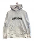 SUPREMEシュプリーム）の古着「Capital Hooded Sweatshirt」｜ライトグレー