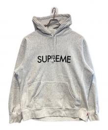 SUPREME（シュプリーム）の古着「Capital Hooded Sweatshirt」｜ライトグレー