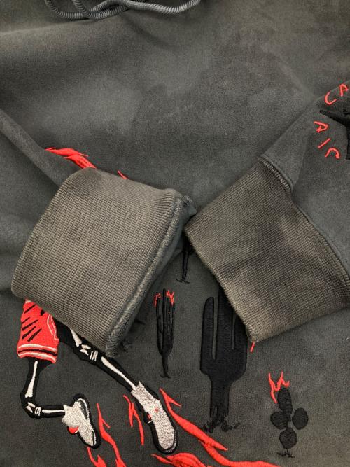 NIKE JORDAN（ナイキ ジョーダン）NIKE JORDAN (ナイキ ジョーダン) cactus jack (カクタス・ジャック) M J NRG TS WASH SUEDE PO チャコールグレー サイズ:Lの古着・服飾アイテム