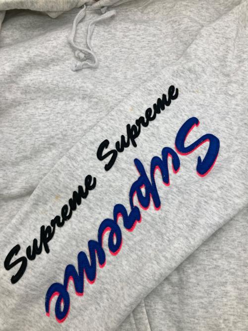 SUPREME（シュプリーム）SUPREME (シュプリーム) MULTI LOGO HOODIE ライトグレー サイズ:XLの古着・服飾アイテム