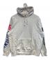 SUPREME（シュプリーム）の古着「MULTI LOGO HOODIE」｜ライトグレー