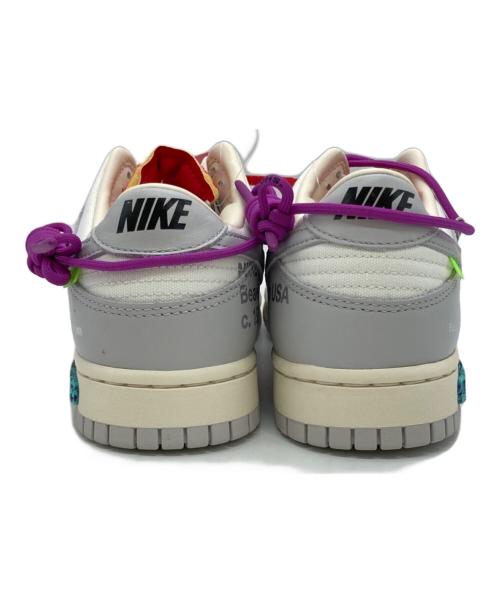 NIKE（ナイキ）NIKE (ナイキ) OFFWHITE (オフホワイト) Dunk Low グレー×ホワイト サイズ:US10の古着・服飾アイテム