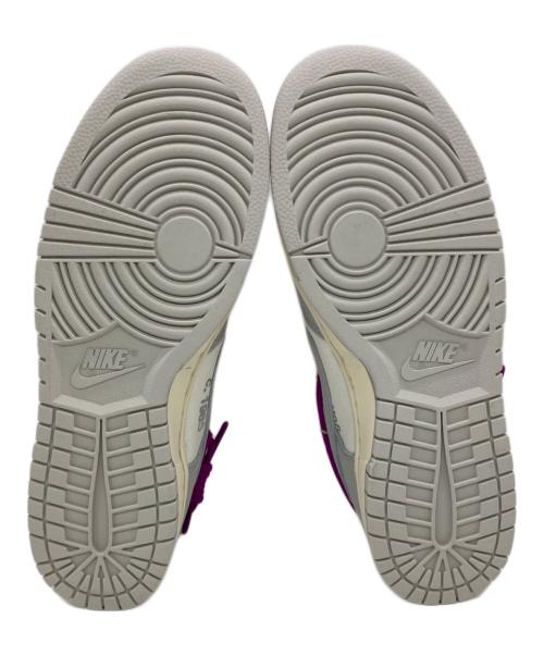 NIKE（ナイキ）NIKE (ナイキ) OFFWHITE (オフホワイト) Dunk Low グレー×ホワイト サイズ:US10の古着・服飾アイテム