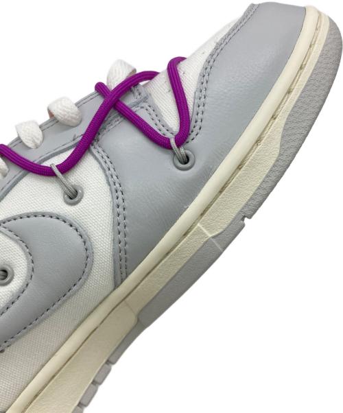 NIKE（ナイキ）NIKE (ナイキ) OFFWHITE (オフホワイト) Dunk Low グレー×ホワイト サイズ:US10の古着・服飾アイテム