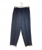 D.O UNITED ARROWS BY DAISUKE OBANAディーオーユナイテッドアローズバイダイスケオバナ）の古着「ESEENS I CR REG PANTS」｜ネイビー