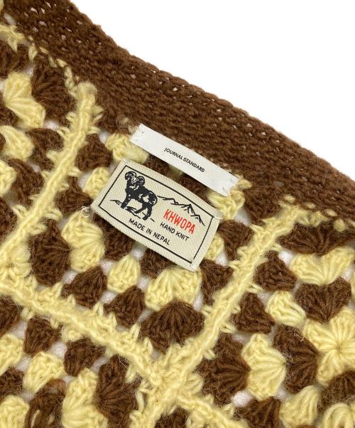 JOURNAL STANDARD（ジャーナルスタンダード）JOURNAL STANDARD (ジャーナルスタンダード) クロシェ カーディガン ベージュ サイズ:FREEの古着・服飾アイテム