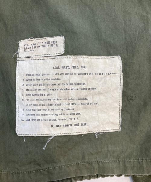 US ARMY（ユーエスアーミー）US ARMY (ユーエスアーミー) ［古着］M-65フィールドジャケット オリーブ サイズ:SHORT-LARGEの古着・服飾アイテム