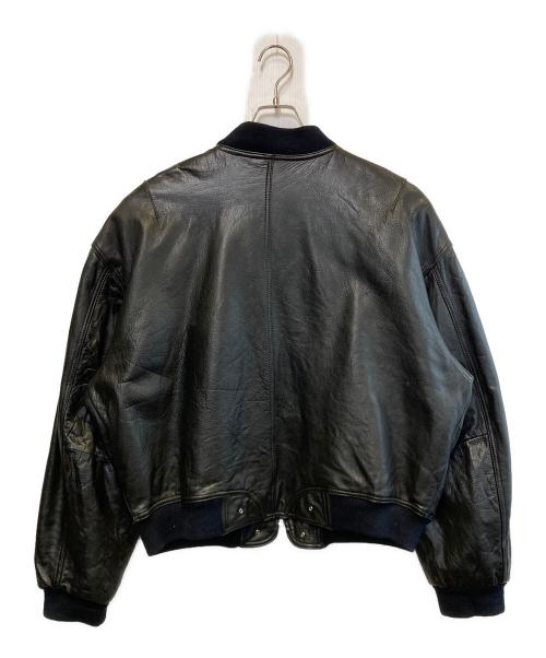 COLORADO HIDE（コロラド ハイド）COLORADO HIDE (コロラド ハイド) ［古着］レザーボンバージャケット ブラック サイズ:XXLの古着・服飾アイテム