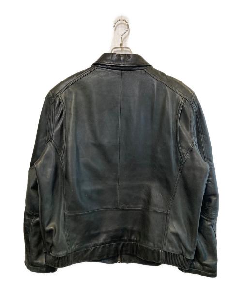 ANDREW MARC（アンデュリューマーク）ANDREW MARC (アンデュリューマーク) ［古着］レザースイングトップ ブラック サイズ:XXLの古着・服飾アイテム