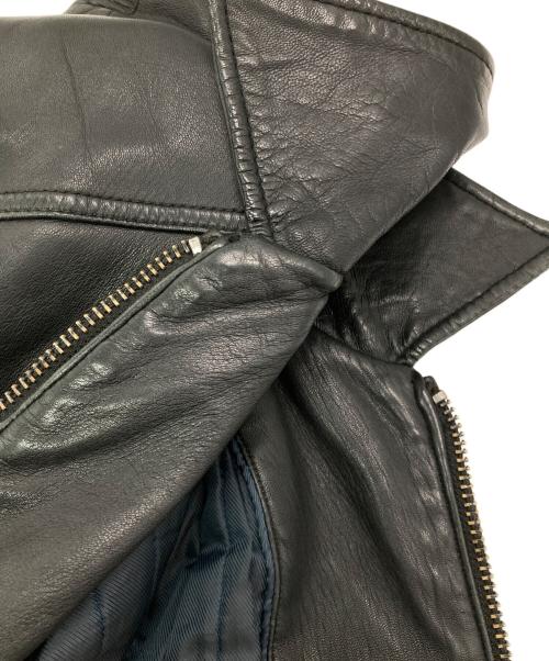 ANDREW MARC（アンデュリューマーク）ANDREW MARC (アンデュリューマーク) ［古着］レザースイングトップ ブラック サイズ:XXLの古着・服飾アイテム