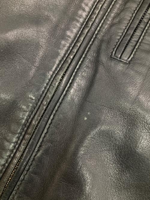 ANDREW MARC（アンデュリューマーク）ANDREW MARC (アンデュリューマーク) ［古着］レザースイングトップ ブラック サイズ:XXLの古着・服飾アイテム