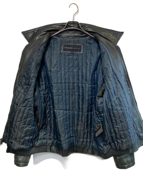 ANDREW MARC（アンデュリューマーク）ANDREW MARC (アンデュリューマーク) ［古着］レザースイングトップ ブラック サイズ:XXLの古着・服飾アイテム