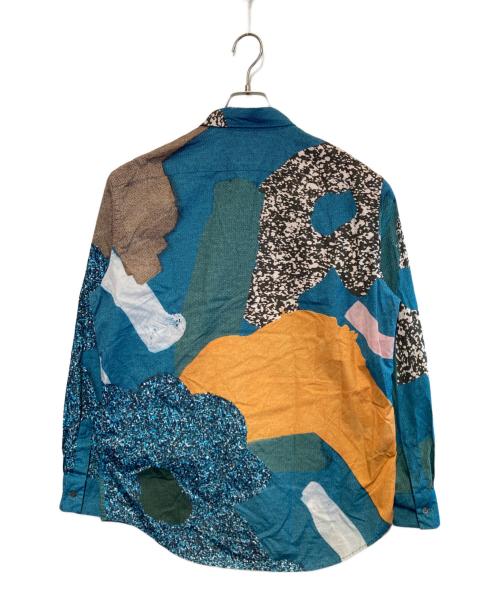 PAUL SMITH（ポールスミス）PAUL SMITH (ポールスミス) Abstract Textileプリントシャツ マルチカラー サイズ:XLの古着・服飾アイテム