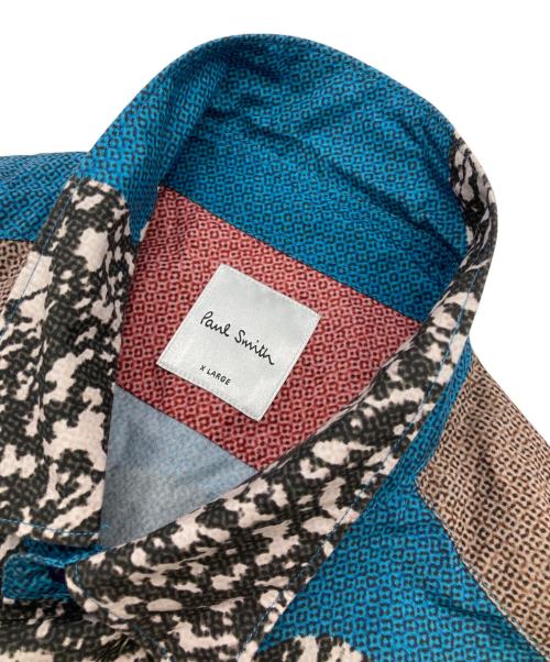 PAUL SMITH（ポールスミス）PAUL SMITH (ポールスミス) Abstract Textileプリントシャツ マルチカラー サイズ:XLの古着・服飾アイテム