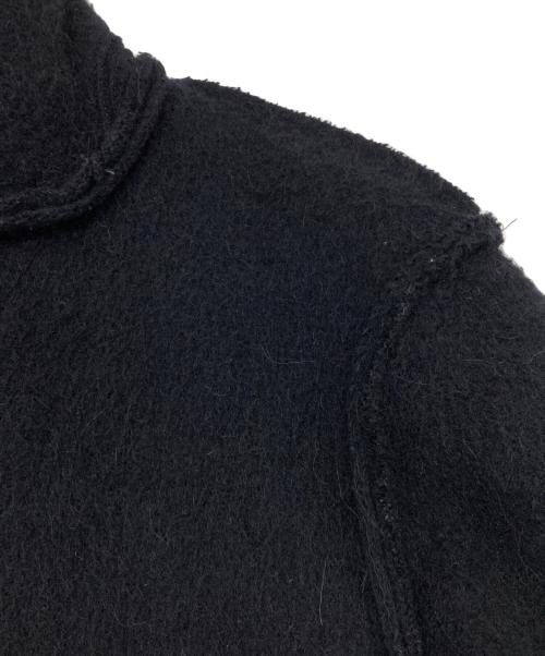 COMME des GARCONS HOMME（コムデギャルソン オム）COMME des GARCONS HOMME (コムデギャルソン オム) インサイドアウトウールコート ブラック サイズ:Sの古着・服飾アイテム