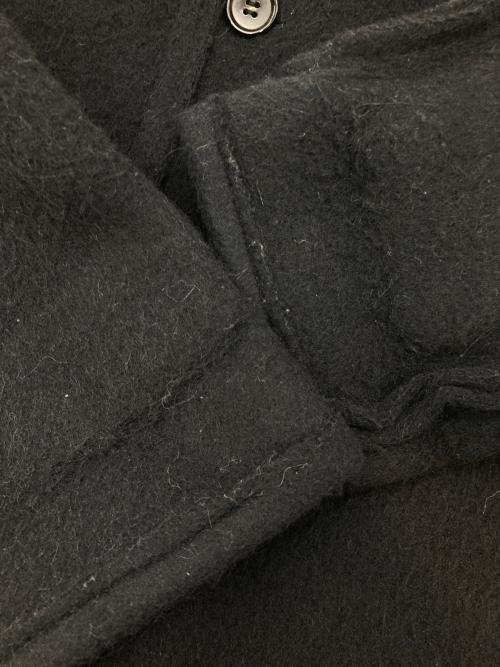 COMME des GARCONS HOMME（コムデギャルソン オム）COMME des GARCONS HOMME (コムデギャルソン オム) インサイドアウトウールコート ブラック サイズ:Sの古着・服飾アイテム