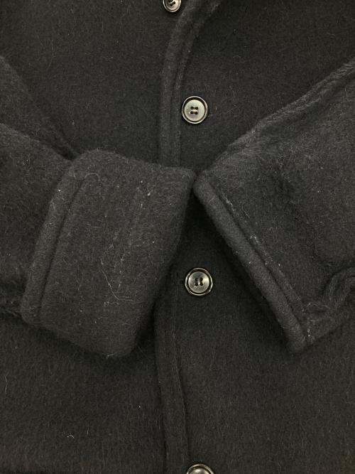 COMME des GARCONS HOMME（コムデギャルソン オム）COMME des GARCONS HOMME (コムデギャルソン オム) インサイドアウトウールコート ブラック サイズ:Sの古着・服飾アイテム