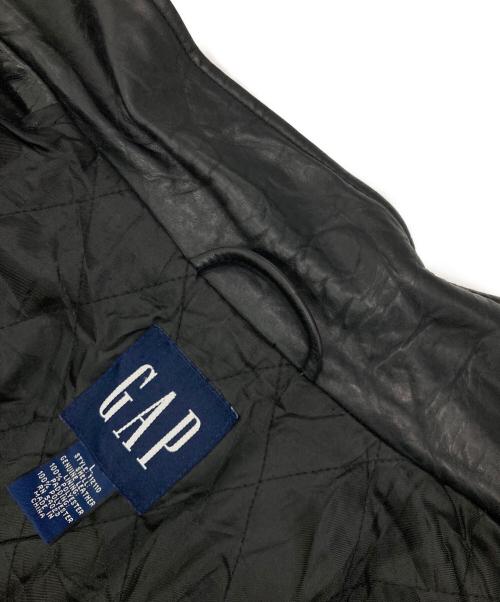 GAP（ギャップ）GAP (ギャップ) ［古着］レザースイングトップ ブラック サイズ:Lの古着・服飾アイテム