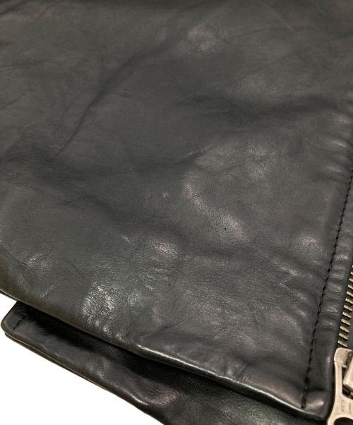 GAP（ギャップ）GAP (ギャップ) ［古着］レザースイングトップ ブラック サイズ:Lの古着・服飾アイテム