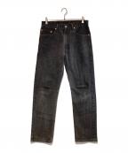 LEVI'Sリーバイス）の古着「［古着］後染め505デニムパンツ」｜ブラック