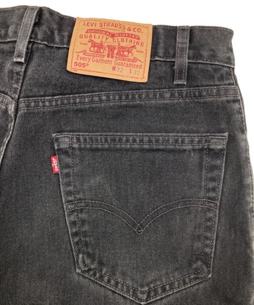 LEVI'S（リーバイス）LEVI'S (リーバイス) ［古着］後染め505デニムパンツ ブラック サイズ:32×32の古着・服飾アイテム