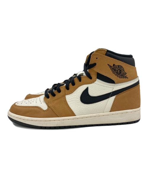 NIKE（ナイキ）NIKE (ナイキ) AIR JORDAN 1 RETRO HIGH OG ブラウン×ホワイト サイズ:US10の古着・服飾アイテム