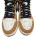 中古・古着 NIKE (ナイキ) AIR JORDAN 1 RETRO HIGH OG ブラウン×ホワイト サイズ:US10：12000円