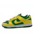 NIKE (ナイキ) DUNK LOW RETRO BTTYS グリーン×イエロー サイズ:US10：6000円