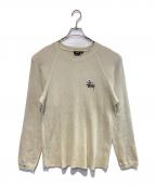 stussyステューシー）の古着「BASIC STUSSY THERMAL」｜ベージュ
