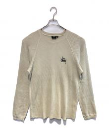 stussy（ステューシー）の古着「BASIC STUSSY THERMAL」｜ベージュ