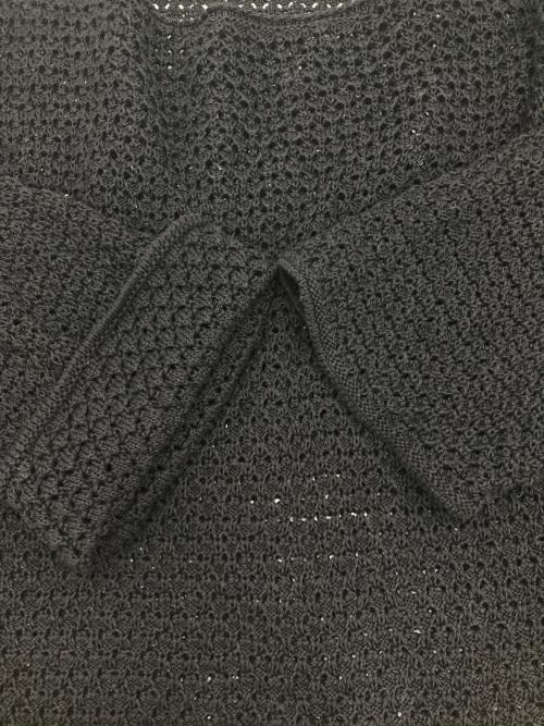 IRENISA（イレニサ）IRENISA (イレニサ) SHORT LENGTH LACE KNIT ブラック サイズ:Freeの古着・服飾アイテム