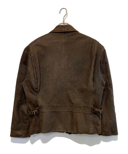 adidas（アディダス）adidas (アディダス) レザースイングトップ ブラウン サイズ:Sの古着・服飾アイテム