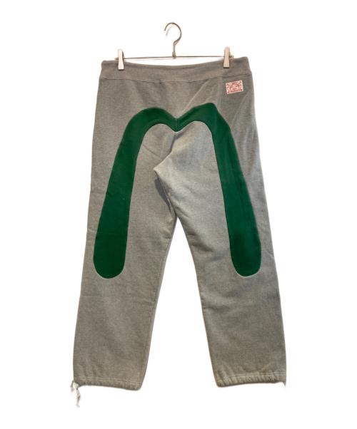 EVISU（エヴィス）EVISU (エヴィス) カモメプリントスウェットパンツ グレー サイズ:42の古着・服飾アイテム