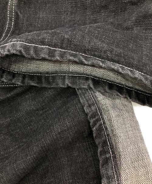Hysteric Glamour（ヒステリックグラマー）Hysteric Glamour (ヒステリックグラマー) ペインターワイドデニムパンツ グレーインディゴ サイズ:Lの古着・服飾アイテム