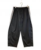 Y-3ワイスリー）の古着「REFINED WOOL TRACK PANTS」｜ブラック×ホワイト
