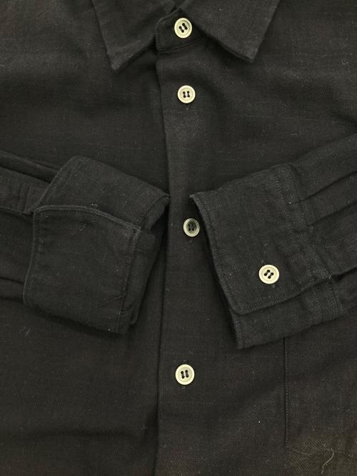 BLACK COMME des GARCONS（ブラックコムデギャルソン）BLACK COMME des GARCONS (ブラックコムデギャルソン) グラデーションチェックL/Sシャツ ブラック サイズ:Mの古着・服飾アイテム