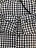 中古・古着 BLACK COMME des GARCONS (ブラックコムデギャルソン) フーデットチェックシャツ ホワイト×ブラック サイズ:M：12000円
