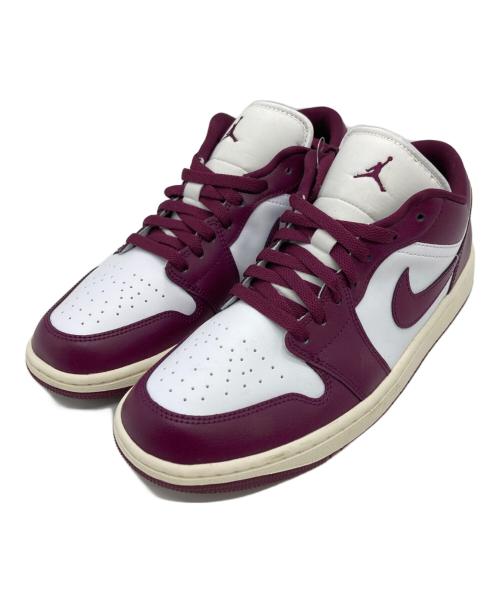 NIKE（ナイキ）NIKE (ナイキ) WMNS AIR JORDAN 1 LOW パープル×ホワイト サイズ:US11(ウィメンズサイズ)の古着・服飾アイテム
