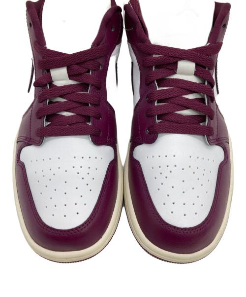 NIKE（ナイキ）NIKE (ナイキ) WMNS AIR JORDAN 1 LOW パープル×ホワイト サイズ:US11(ウィメンズサイズ)の古着・服飾アイテム